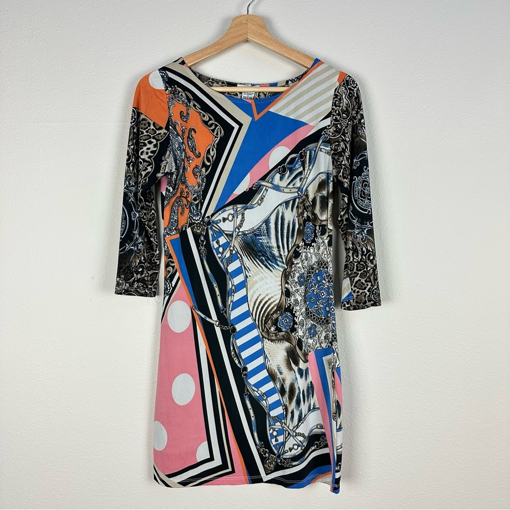 Erow Mixed Print Multi Bodycon Mini Dress